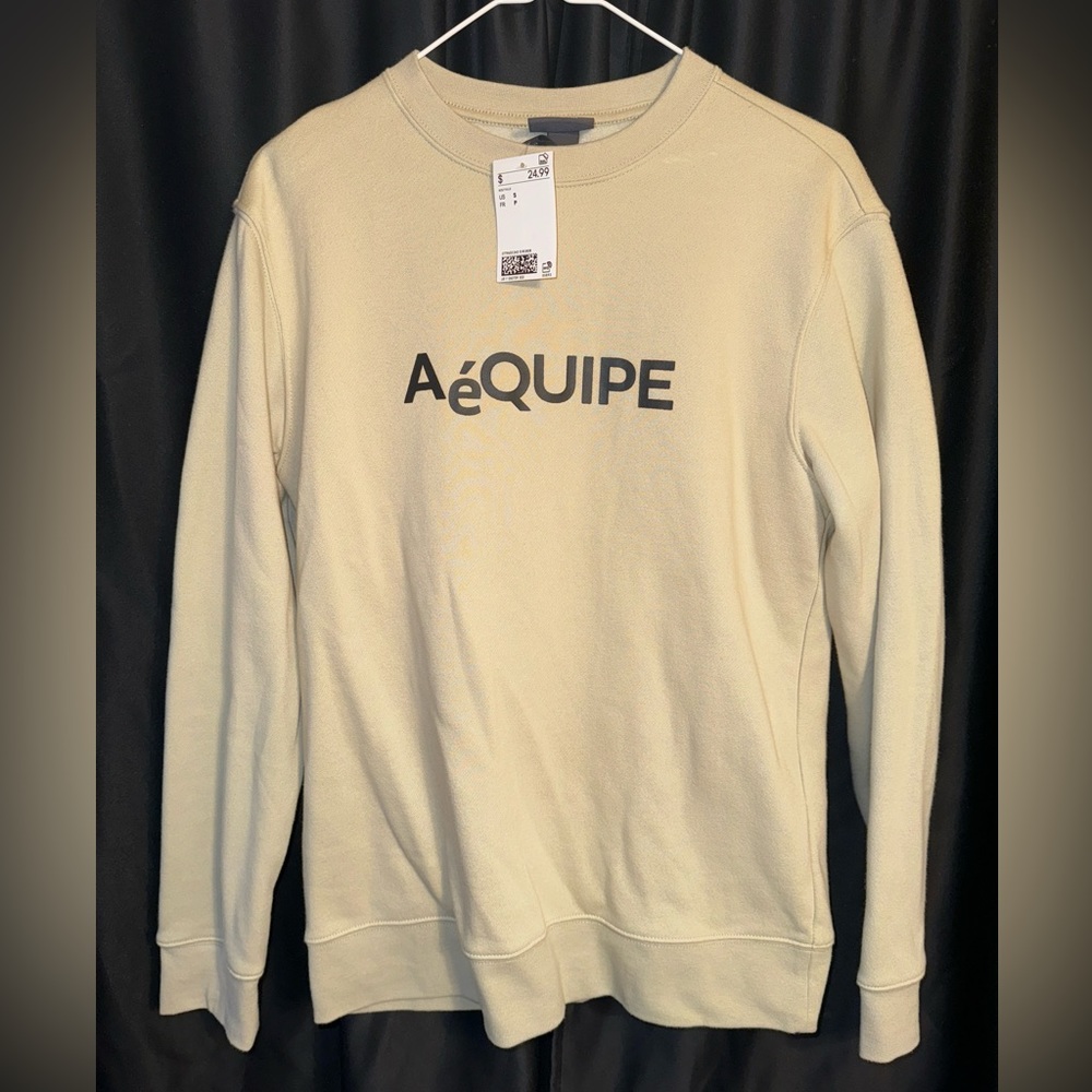H&M SM Tan Cozy Crewneck Sweatshirt (Unused)